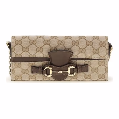 Beige Fabric Wallet
