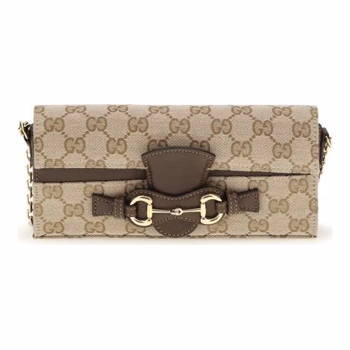 Beige Fabric Wallet