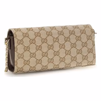 Beige Fabric Wallet 3