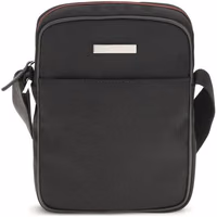 Black Fabric Shoulder Bag 1