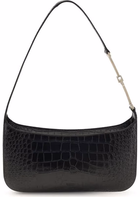 Black Calf Leather Bos Taurus Shoulder Bag
