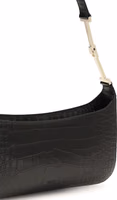 Black Calf Leather Bos Taurus Shoulder Bag 4