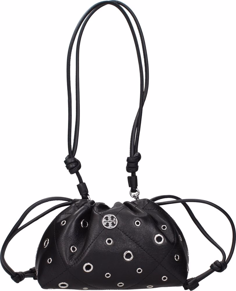 Black Leather Shoulder Bag