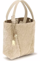 Beige Calf Leather Bos Taurus Shoulder Bag 2
