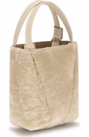Beige Calf Leather Bos Taurus Shoulder Bag 3