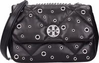 Black Leather Crossbody Bag 1