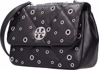 Black Leather Crossbody Bag 2