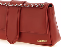 Red Lamb Leather Shoulder Bag 3