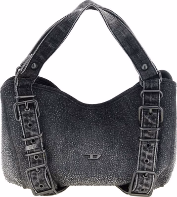 Black Cotton Handbag