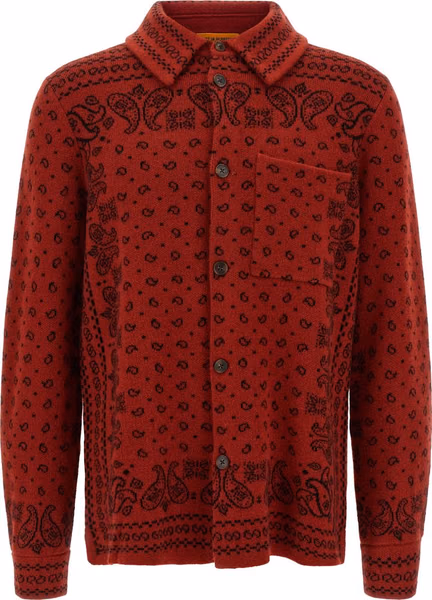 Red Cashmere Blouse