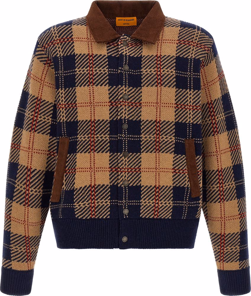Multicolor Wool Bomber