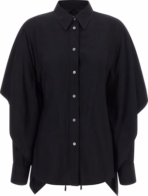 Black Viscose Blouse