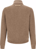 Beige Cashmere Cardigan 2