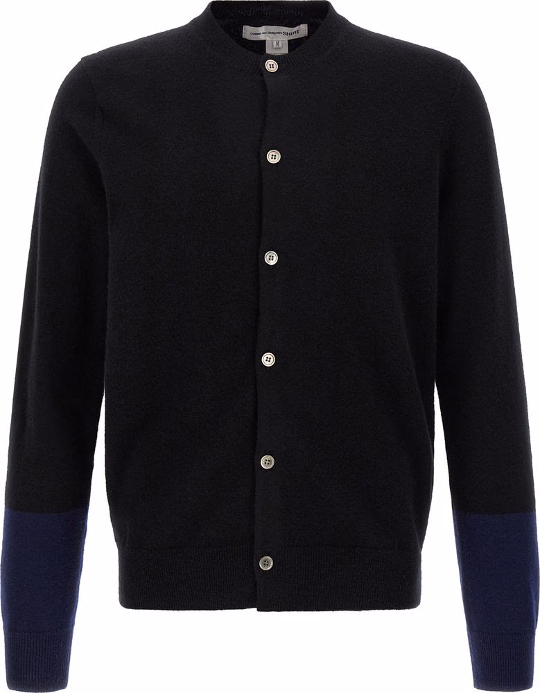 Black Wool Cardigan