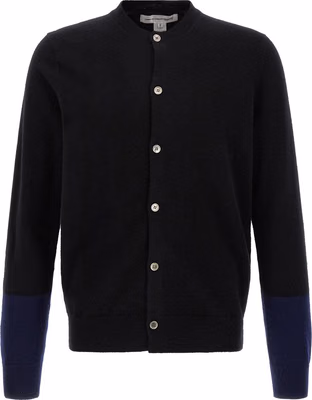 Black Wool Cardigan