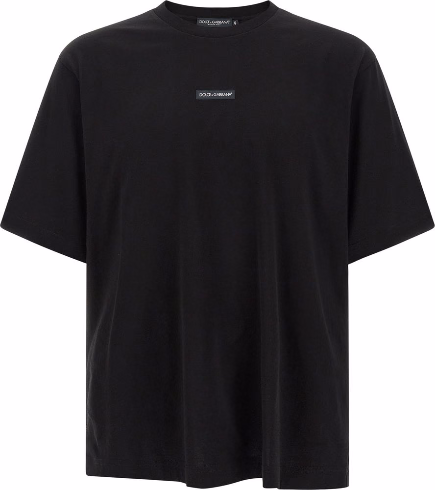 Black Cotton T-Shirt