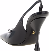 Black Calfskin High Heel Pumps 3