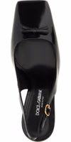 Black Calfskin High Heel Pumps 4