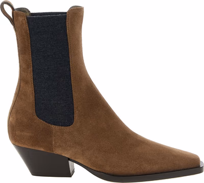 Brown Calfskin Chelsea Boots