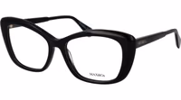 Black Plastic Glasses (Frames) 1