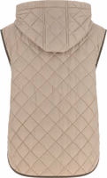 Beige Polyamide Sleeveless Jacket 2