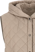 Beige Polyamide Sleeveless Jacket 3