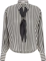 Bicolor Silk Blouse 1