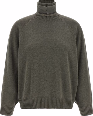 Bicolor Cashmere Cardigan