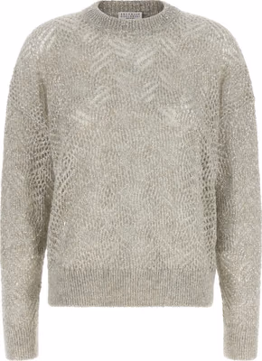 Gray Polyamide Cardigan