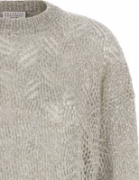 Gray Polyamide Cardigan 3