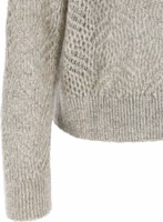 Gray Polyamide Cardigan 4