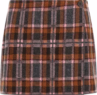 Brown Wool Long Skirt 1