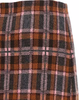 Brown Wool Long Skirt 4