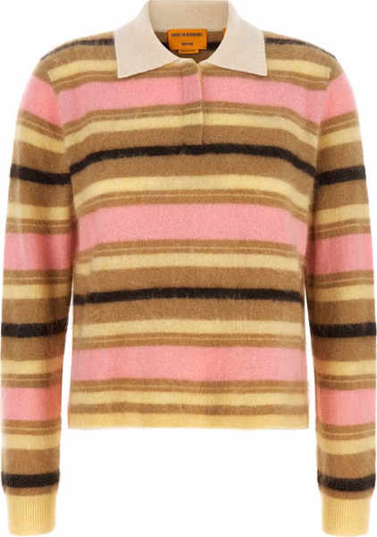 Multicolor Cashmere Polo Shirt