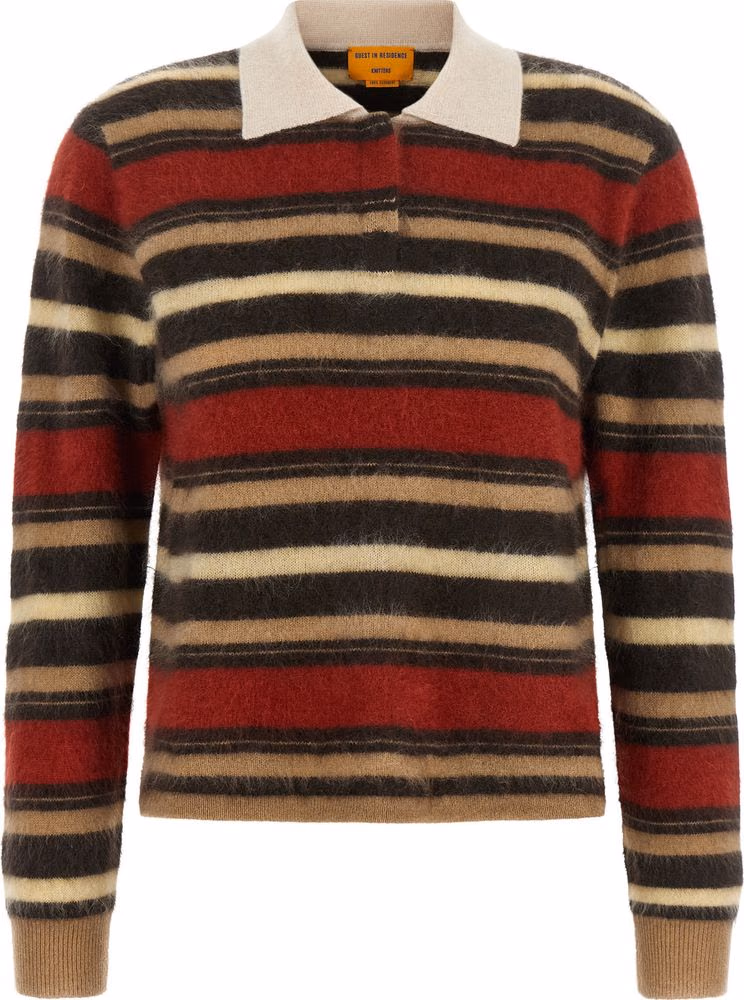 Multicolor Cashmere Polo Shirt