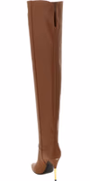 Brown Calfskin Over The Knee 3