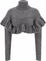 Gray Mohair Cardigan 1
