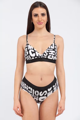 Black Cotton Bra