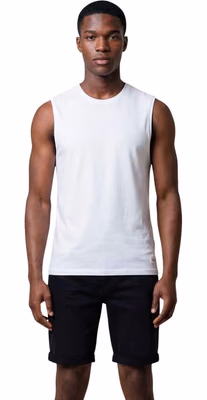 White Cotton Tank Tops