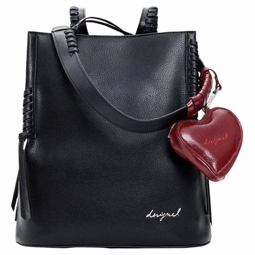 Black Polyethylene Backpack