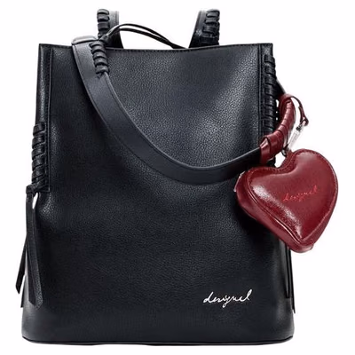 Black Polyethylene Backpack