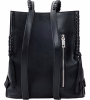 Black Polyethylene Backpack 3