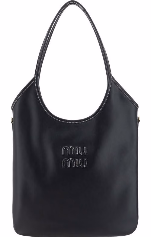 Black Calf Leather Bos Taurus Shoulder Bag