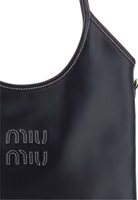 Black Calf Leather Bos Taurus Shoulder Bag 4