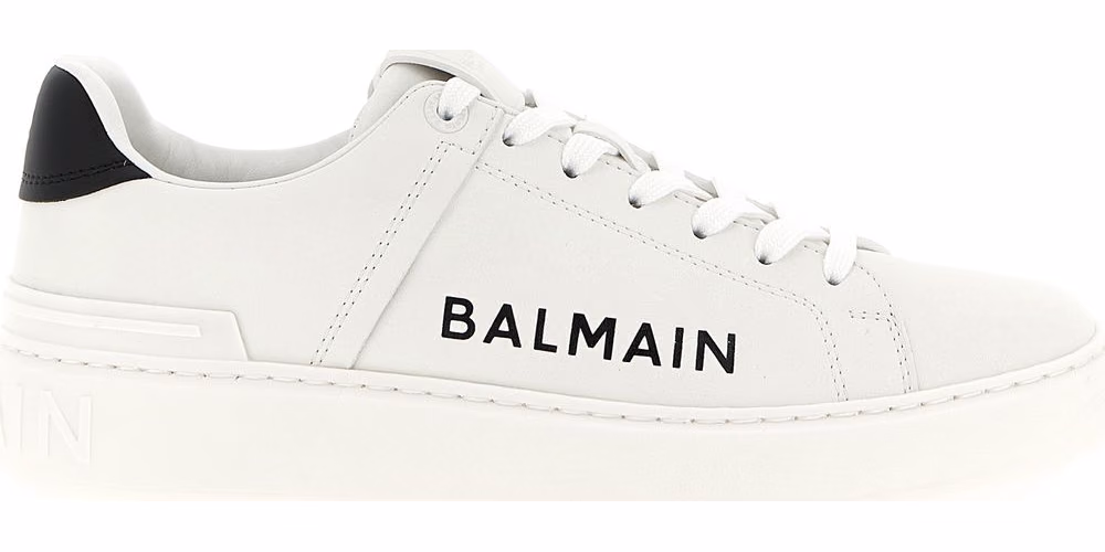 Bicolor Calfskin Low Top Sneakers
