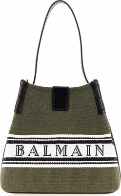 Bicolor Cotton Handbag