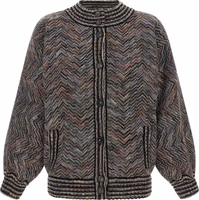 Multicolor Wool Bomber 1