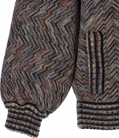 Multicolor Wool Bomber 4