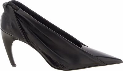 Black Calfskin High Heel Pumps