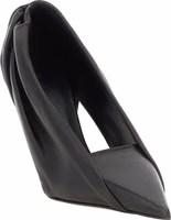 Black Calfskin High Heel Pumps 2